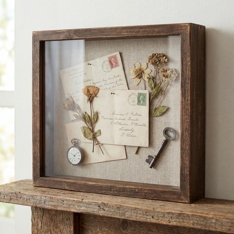 Shadow Box Picture Frame | Custom Display Case for Collectibles