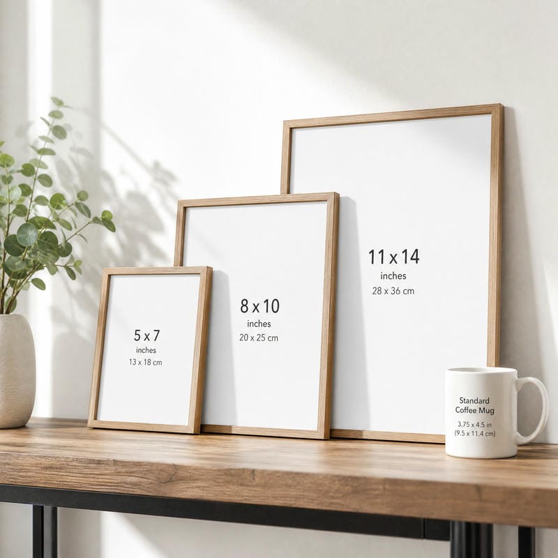 Exact-Fit Standard Picture Frames